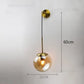 Applique verre nordique boule LED - Luminaire moderne Industris.fr