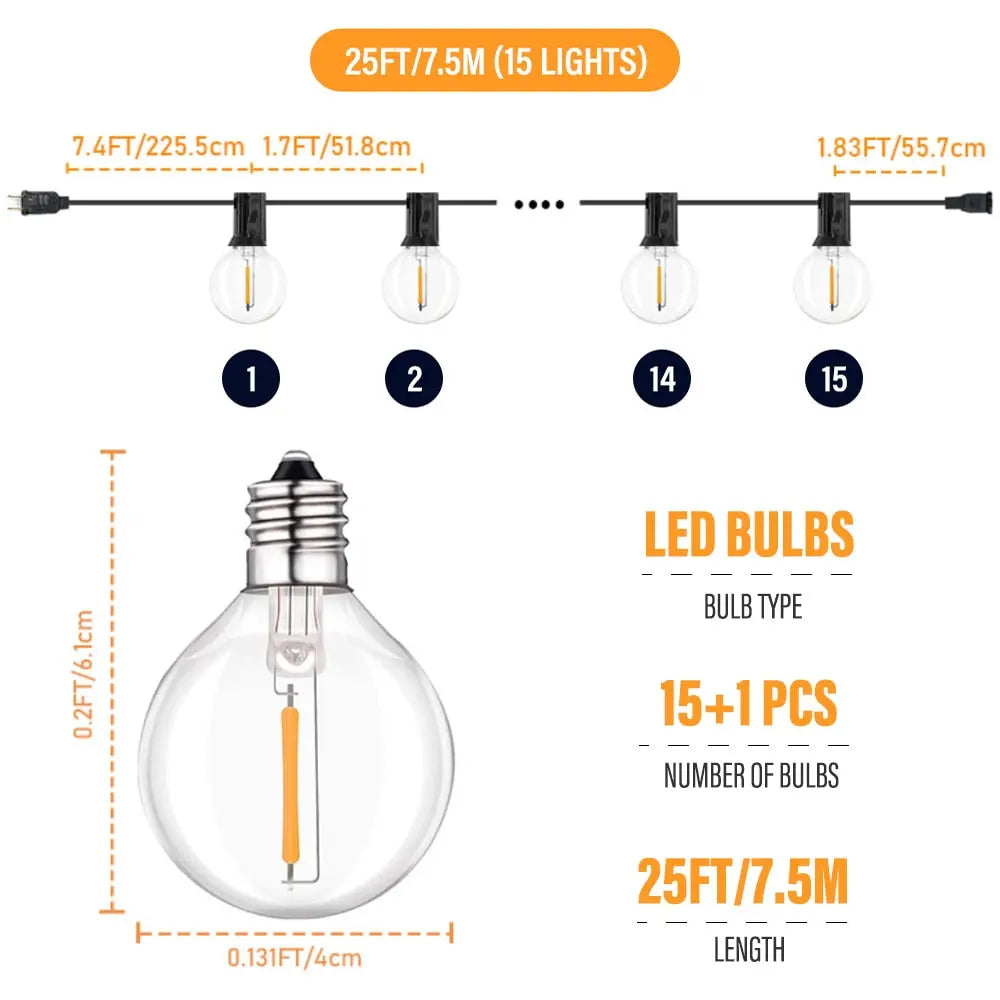 Guirlande lumineuse LED pour décoration extérieure Industris.fr