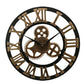 Horloge murale industrielle à engrenages décoratifs Industris.fr
