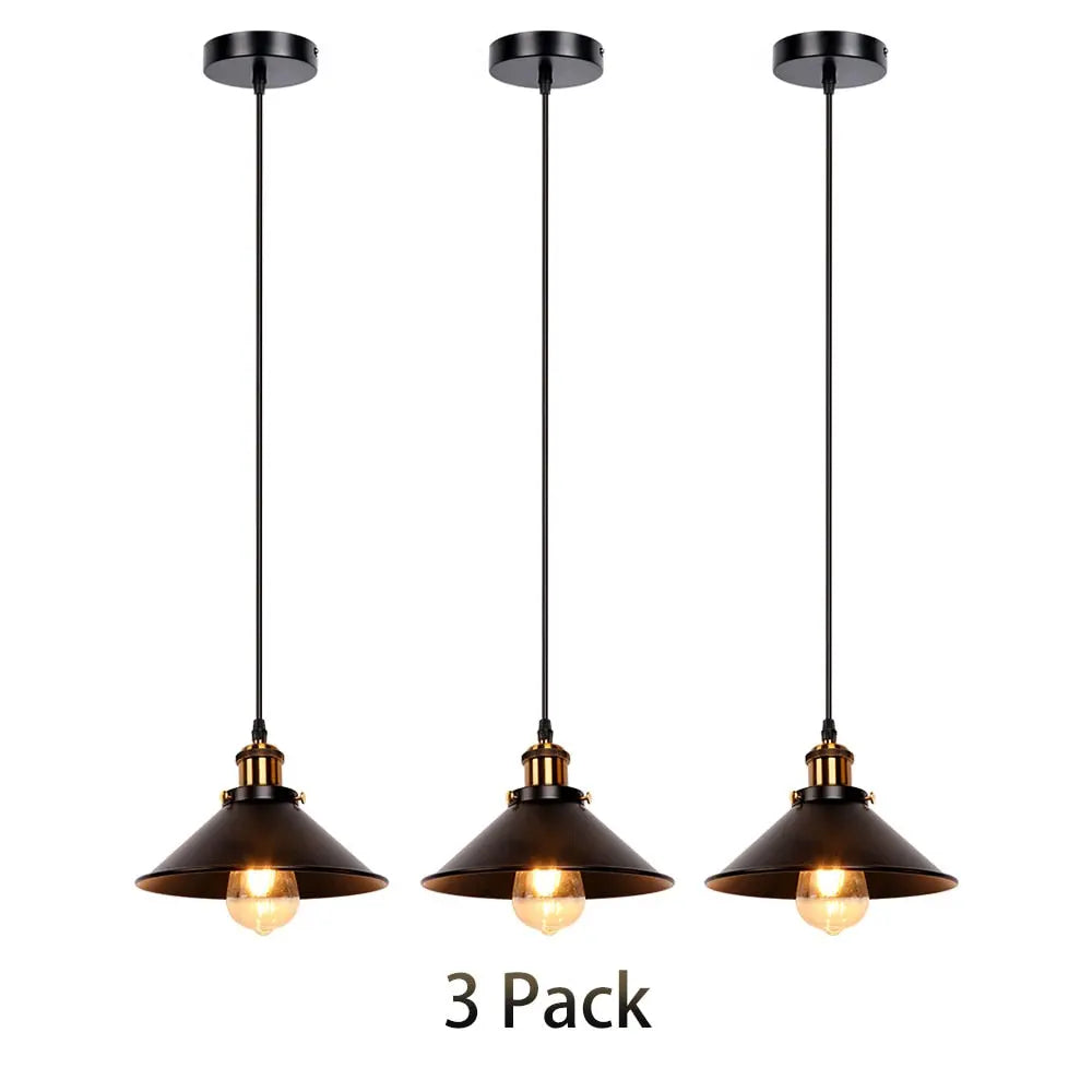 Lampe LED suspendue en fer au design industriel rétro Industris.fr