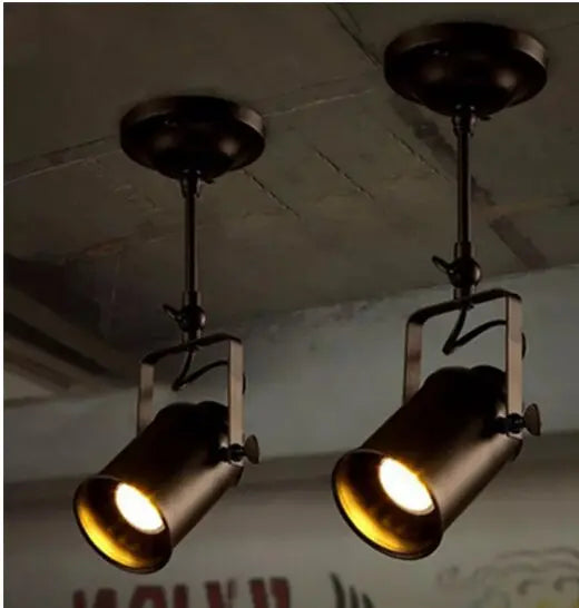 Lampe LED suspendue style industriel Vintage Industris.fr