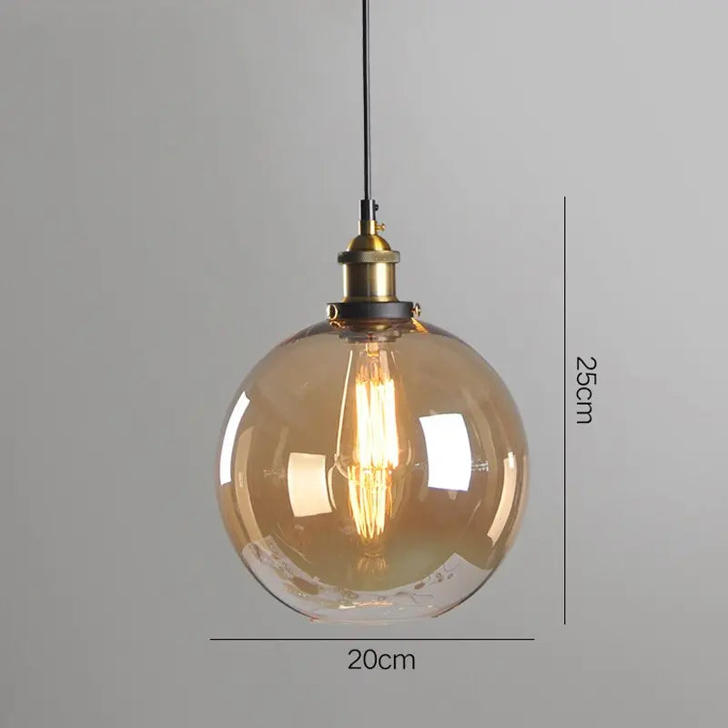 Lampes suspendues en verre fumé pour un style industriel moderne Industris.fr