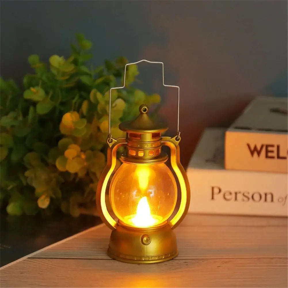 Lanterne décorative à huile Kerosene avec guirlandes lumineuses Industris.fr