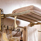 Porte-serviettes en aluminium style antique, en laiton Industris.fr