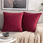 Housse de coussin en velours à carreaux, taie d'oreiller décorative de luxe pour canapé, salon, 30x50, 45x45cm Industris.fr