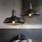 American Loft Industrial Retro Iron Pendant Lights Creative Dining Room Clothing Store Cafe Pot Cover Netting Hanging Lamp Decor