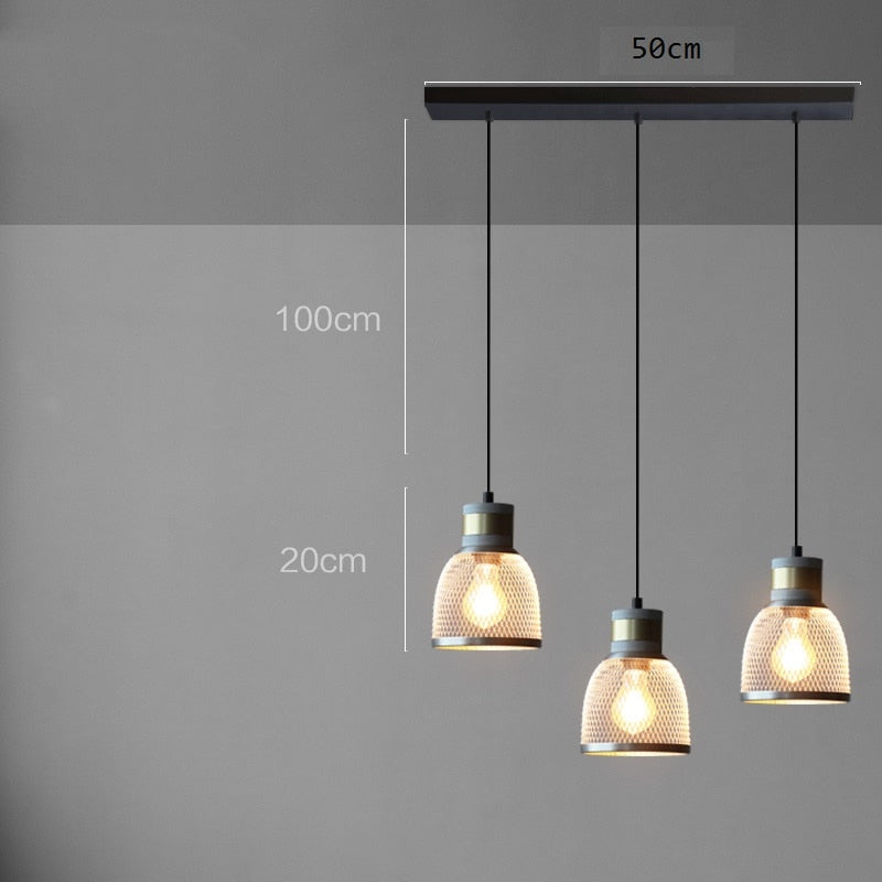 Lampe LED suspendue industrielle en métal Industris.fr