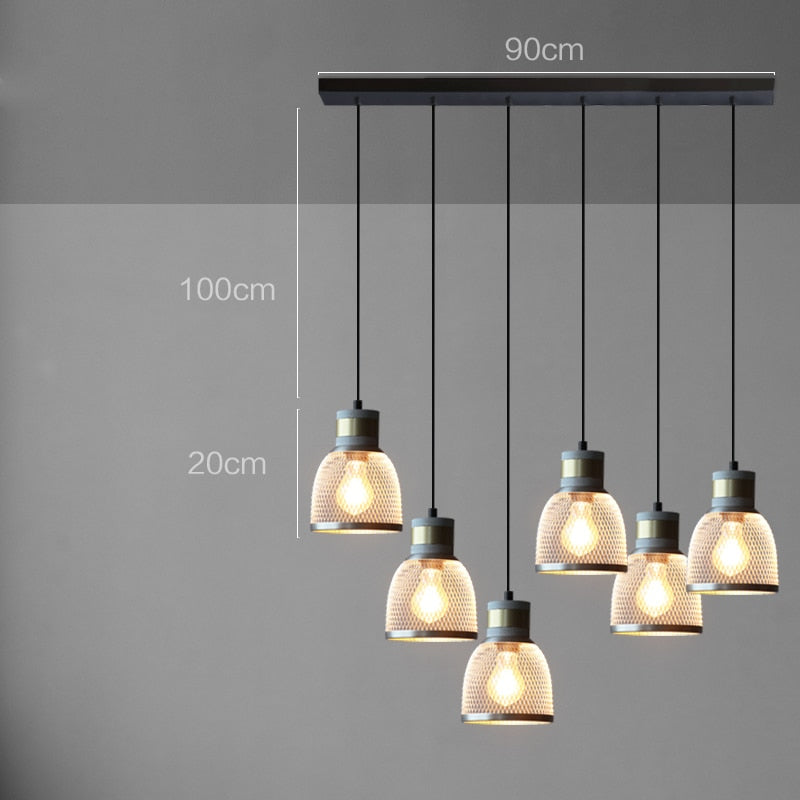 Lampe LED suspendue industrielle en métal Industris.fr