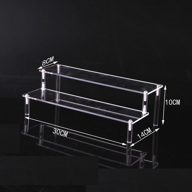 Présentoir acrylique transparent pour figurines d'anime Cupcake étagère organisateur Desserts support bijoux présentoir Risers support parfum support Industris.fr