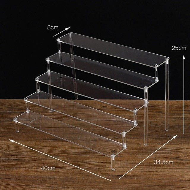 Présentoir acrylique transparent pour figurines d'anime Cupcake étagère organisateur Desserts support bijoux présentoir Risers support parfum support Industris.fr