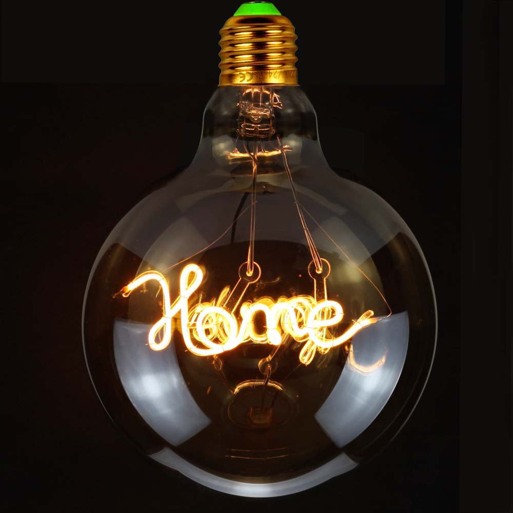Lampe à incandescence LED Lettre LOVE HOME HELLO Industris.fr