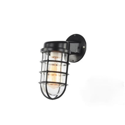 Lampe murale rétro industrielle en aluminium pur pour un style américain Industris.fr