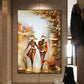 Peintures murales sur toile de couple romantique Industris.fr