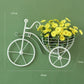 Panier de fleurs de vélo en métal, support mural suspendu Industris.fr