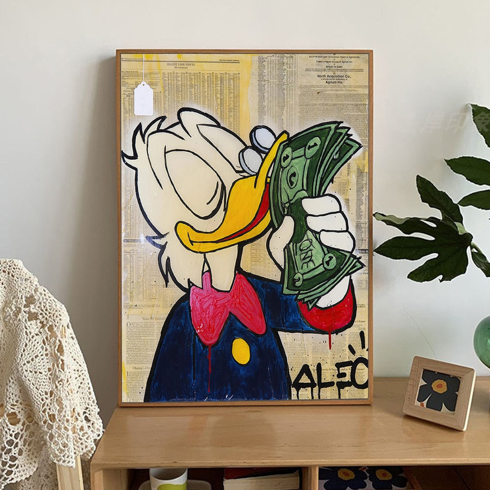 Nos peintures sur toile Disney Donald Duck Industris.fr