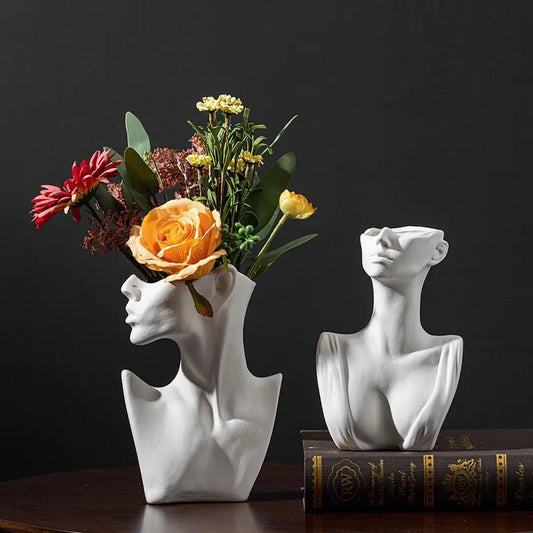 Vase en céramique de style nordique Kimimore Home&Decor